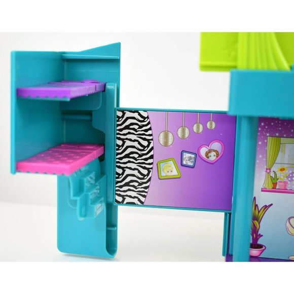 Polly Pocket Pop N Lock World Rockin' Magic Fashion Stage Playset Toy Only 2009 - Picture 8 of 10